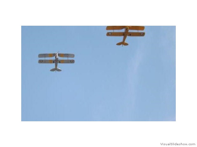 Leonie even organised a "Fly Past"